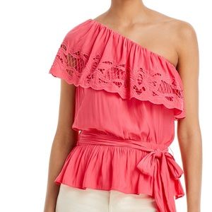 Levon One Shoulder Blouse
RAMY BROOK. Size large